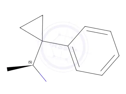 Chemical structure of (S)-1-(1-Phenylcyclopropyl)ethan-1-amine