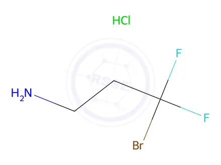 Chemical structure of 3-Bromo-3,3-difluoropropan-1-amine hydrochloride
