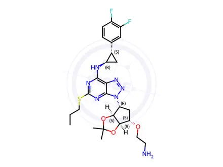 Chemical structure of Ticagrelor Impurity 380