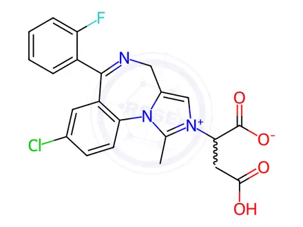 Chemical structure of Midazolam Impurity M