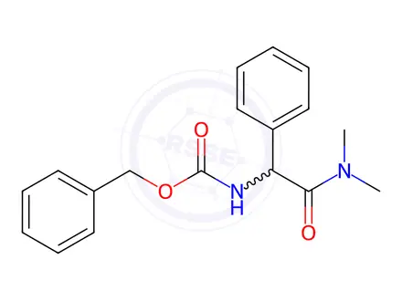 Chemical structure of Benzyl N-[(Dimethylcarbamoyl)(phenyl)methyl]carbamate