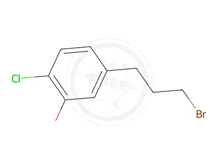 Chemical structure of 4-(3-Bromopropyl)-1-chloro-2-methoxybenzene