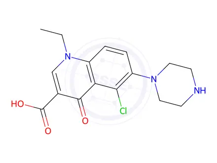 Chemical structure of Norfloxacin Impurity 65