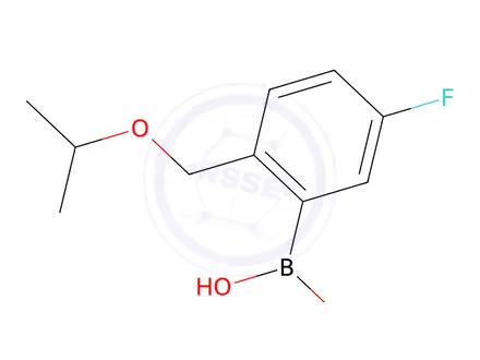 Chemical structure of 5-fluoro-2-(isopropoxyMethyl)phenylboronic acid