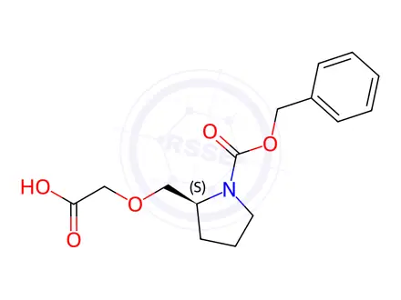 Chemical structure of (S)-Benzyl 2-((2-oxopropoxy)methyl)pyrrolidine-1-carboxylate