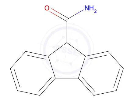 Chemical structure of Fluorene-9-carboxamide