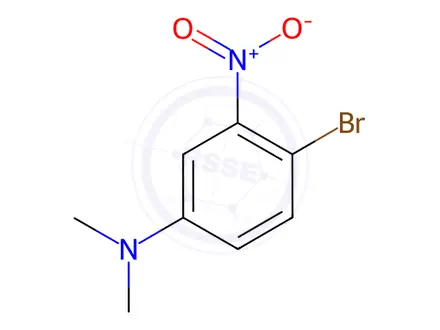 Chemical structure of 4-Bromo-N,N-dimethyl-3-nitroaniline