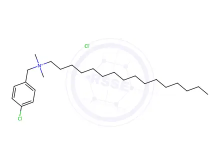 Chemical structure of 4-Chlorobenzyl dimethyl hexadecylammonium chloride
