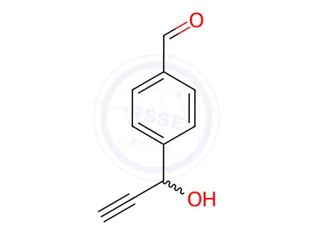 Chemical structure of Benzaldehyde, 4-(1-hydroxy-2-propynyl)-(9CI)
