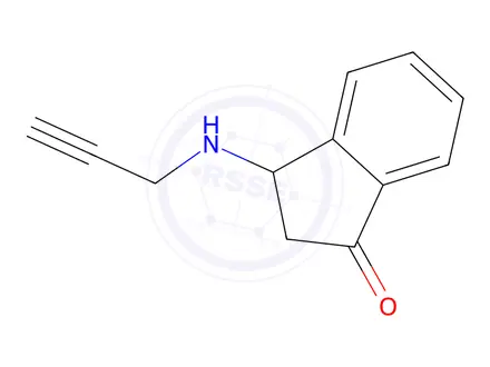 Chemical structure of Rasagiline Mesylate Impurity 9 Monomer