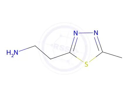 Chemical structure of 2-(5-methyl-1,3,4-thiadiazol-2-yl)ethan-1-amine