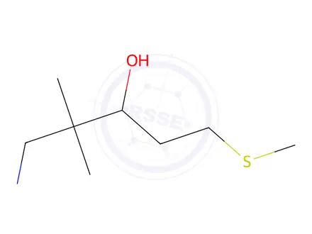 Chemical structure of 1-Amino-2,2-dimethyl-5-(methylthio)pentan-3-ol