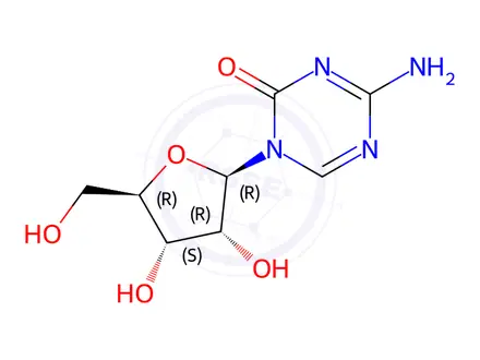 Chemical structure of Azacitidine