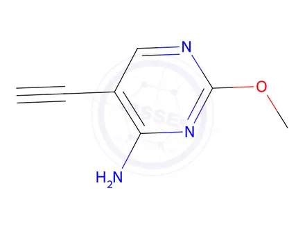Chemical structure of 5-Ethynyl-2-methoxypyrimidin-4-amine