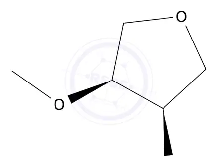 Chemical structure of 3-Furanamine, tetrahydro-4-methoxy-, (3R,4R)-rel-