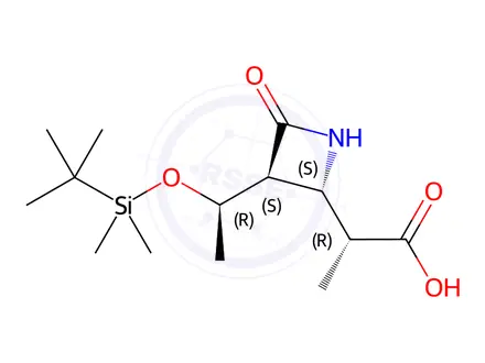 Chemical structure of Meropenem Impurity 124