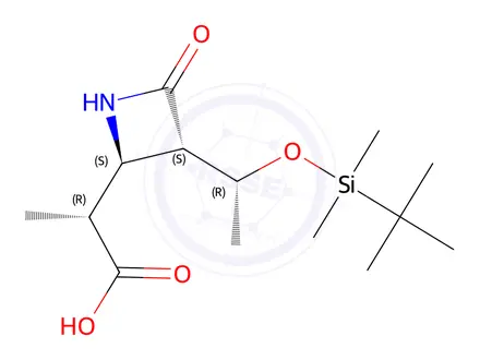 Chemical structure of Meropenem Impurity 124