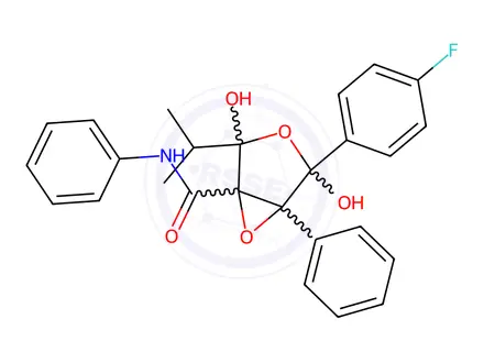 Chemical structure of Atorvastatin Epoxy Tetrahydrofuraran analog