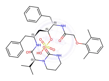 Chemical structure of Lopinavir Impurity 38