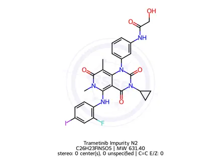 Chemical structure of Trametinib Impurity N2