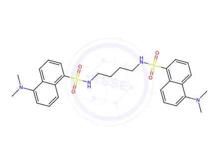 Chemical structure of DANSYL-PUTRESCINE