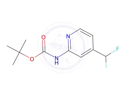 Chemical structure of tert-butyl (4-(difluoroMethyl)pyridin-2-yl)carbaMate