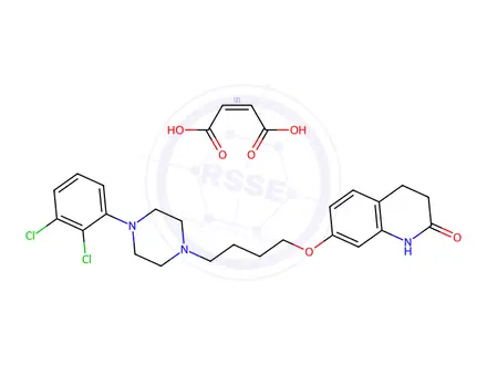 Chemical structure of ARIPIPRAZOLE MALEATE
