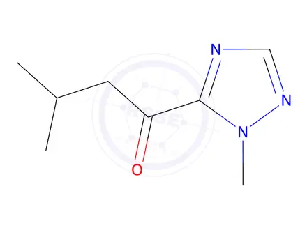 Chemical structure of 3-methyl-1-(1-methyl-1H-1,2,4-triazol-5-yl)butan-1-one