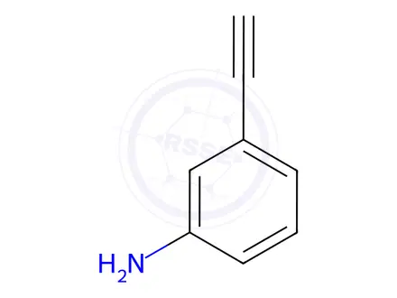 Chemical structure of 3-Ethynylaniline