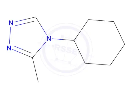 Chemical structure of 4-Cyclohexyl-3-methyl-4H-1,2,4-triazole