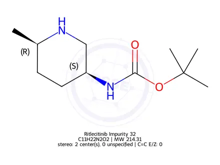 Chemical structure of tert-butyl N-[(3S,6R)-6-methylpiperidin-3-yl]carbamate