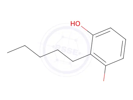 Chemical structure of 2-Pentylbenzene-1,3-diol