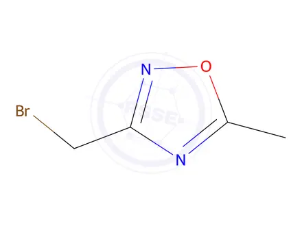 Chemical structure of 3-(bromomethyl)-5-methyl-1,2,4-oxadiazole