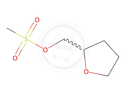 Chemical structure of (tetrahydrofuran-2-yl)methyl methanesulfonate