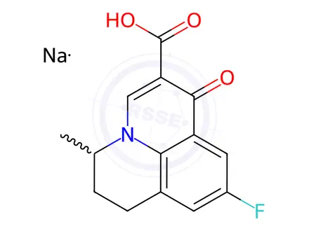 Chemical structure of FLUMEQUINE SODIUM