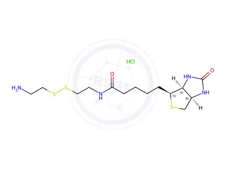 Chemical structure of Biotin-SS-Amine HCl Salt