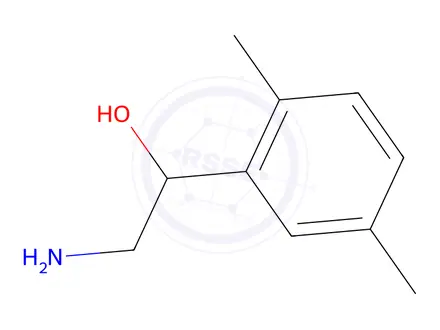 Chemical structure of 2-amino-1-(2,5-dimethylphenyl)ethanol