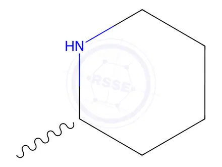 Chemical structure of 2-Methylpiperidine