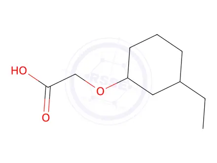 Chemical structure of 2-((3-Ethylcyclohexyl)oxy)acetic acid