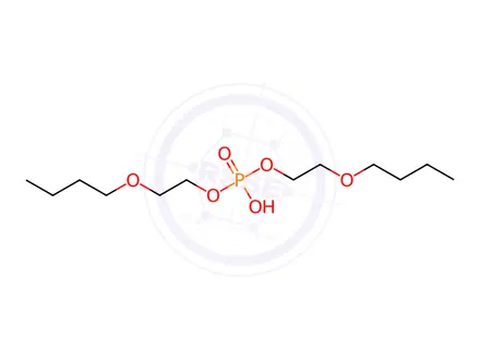 Chemical structure of Bis(butoxyethyl) phosphate