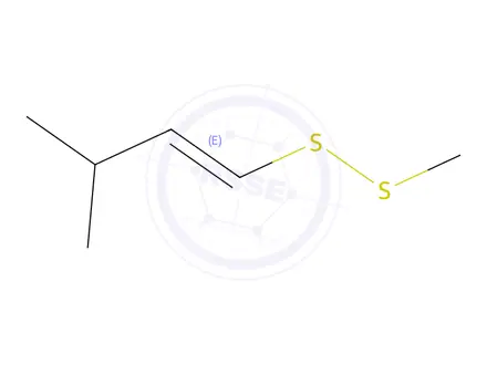 Chemical structure of Methyl3-methyl-1-Butenyldisulfide