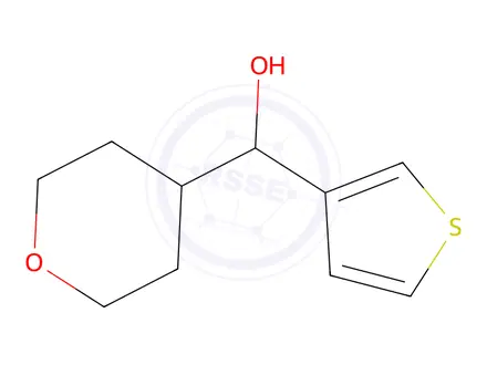 Chemical structure of (tetrahydro-2h-pyran-4-yl)(thiophen-3-yl)methanol