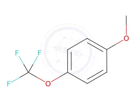 Chemical structure of 4-(Trifluoromethoxy)anisole