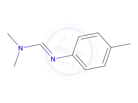 Chemical structure of N,N-dimethyl-N'-(p-tolyl)formimidamide hydrochloride