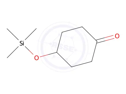 Chemical structure of 4-[(Trimethylsilyl)oxy]-1-cyclohexanone