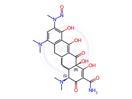 Chemical structure of Omadacycline Tosilate Impurity 35