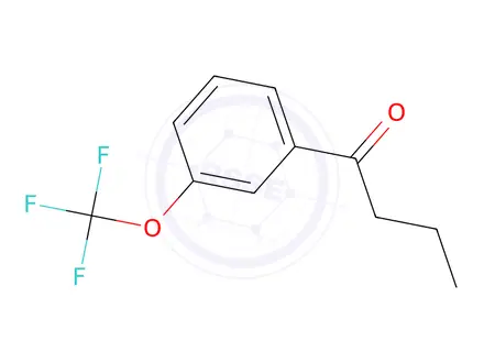 Chemical structure of 1-Butanone, 1-[3-(trifluoromethoxy)phenyl]-