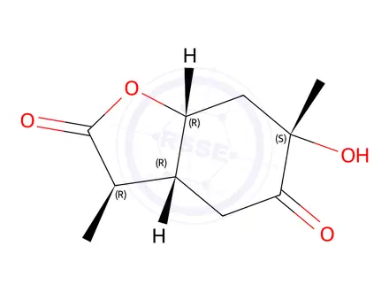Chemical structure of Paeonilactone A