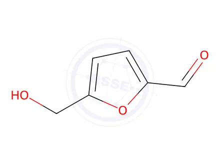 Chemical structure of 5-hydroxymethylfurfural