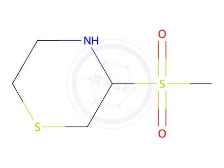 Chemical structure of 3-Methanesulfonylthiomorpholine
